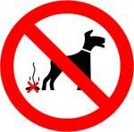dog foul sign